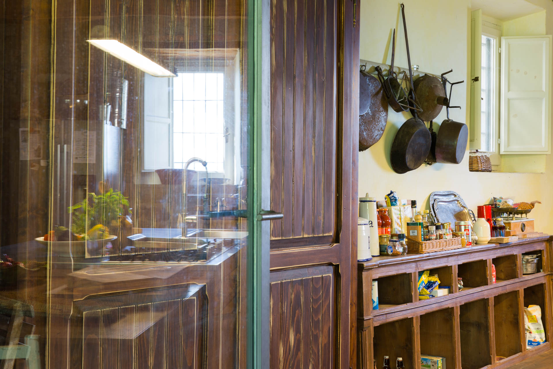 Vista della cucina del Monastero S. Lorenzo